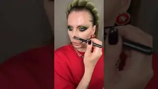 swamp green smokey eye makeup 💚🤎 #makeup #makeuptutorial #makeupartist #визажист #блогер