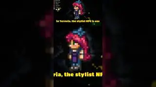 How to UNLOCK the STYLIST in TERRARIA #terraria #lost #terrariamemes #terrariapc #terrariahelp