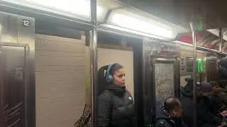 RARE: On-board on a Brooklyn bound R62A (4) local train riding from 103rd Street to 51st Street.