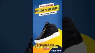 Men's Stylish 3.74 (9.5CM) Inches Hidden Height Increasing Shoes | Bxxy Shoes | #bxxy #shoes