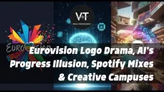 Eurovision Logo Drama, AI's Progress Illusion, Spotify Mixes & Creative Campuses