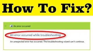 How To Fix 