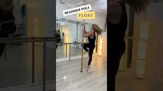 Beginner Pole Static Spin - Float #beginnerpole #poledance #pole