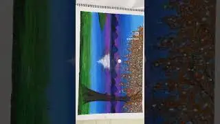Oil pastel scenery