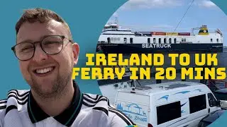 IRELAND TO THE UK IN 20 MINS BY FERRY! ⛴️ 🇮🇪🇬🇧Carlingford Lough Greenore ➡️ Greencastle
