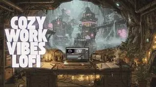 🎧 Neon Cave City - LoFi Study Music for Focus & Relax