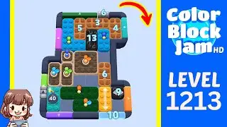 Color Block Jam Level 1213 Solution Walkthrough