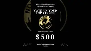 Vote And Enter For A Chance to Win