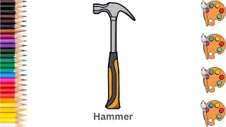 Hammer - Sketch Art and Paint | Step by step tutorial | Pencil to Palette