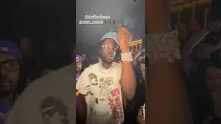 Chief Keef Stopping His self from Coughing on people