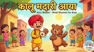 Kalu Madari Aaya | Famous Hindi Rhyme for Kids | Bear Dance Song