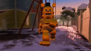 Hello neighbor, fast, Fredbear but in Roblox ￼