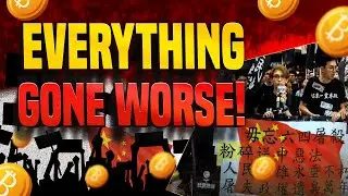 China PROTEST spread, Stock and Crypto will GO DOWN? Crypto NEWS