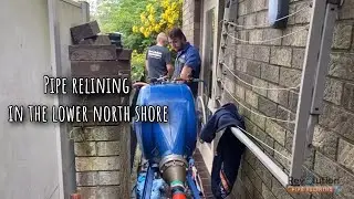 28 Metres of Inversion Pipe Relining - Permanently Repairing Severely Tree Root Affected Clay Pipe!