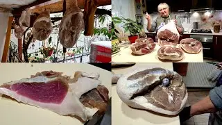 Bunica va arăta cum prepara ultimele jamboane pentru fum ❤🇷🇴