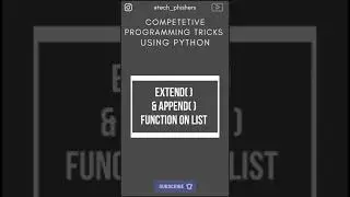 Python Competitive Programming Trick 8 