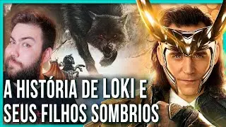 A ORIGEM DE LOKI: IRMÃO de ODIN, MÃE de CAVALO e PAI de MONSTROS NÓRDICOS 🐍🐺🐎 | DEUSES E DEUSAS #15