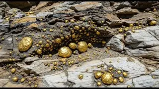 Prospecting for Gold in Raw Earth - Unbelievable Haul