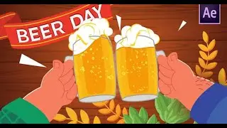 International Beer Day | After Effects template - Envato elements