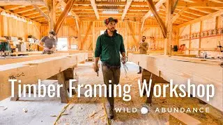 Learn how to build Timber Frame Structures at a workshop in the mountains of Western North Carolina