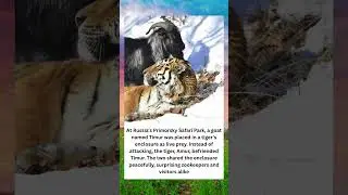 This Unlikely Friendship Between a Tiger and a Goat Will Brighten Your Day