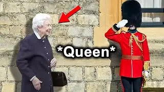 When Royal Guards Meet THE QUEEN!