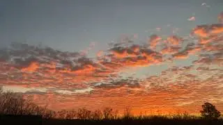 New Year, New Day | Time Lapse | SUNRISE OVER MIDDLE GEORGIA - January 1, 2024