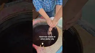 hand wax dipping #handwax #wax #art #sculpture #silverdollarcity #Missouri #fyp #shorts #asmr