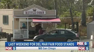 Last Weekend For Del Mar Fair Food Stands