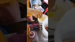 Filipino street food, Ube Ice Scramble #shorts
