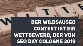 WildsauSEO - wildsauseo trailer SEO-Contest zum SEO Day 2019