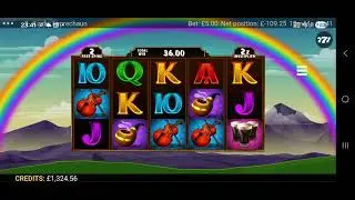 Lucky Leprechaun Clover bonus fantastic win! 