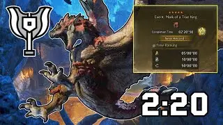 Monster Hunter Wilds - Challenge Quest Rathalos VS Charge Blade 02'20''50