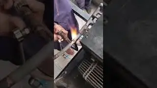 Cold stroge condensor pipe line gas welding
