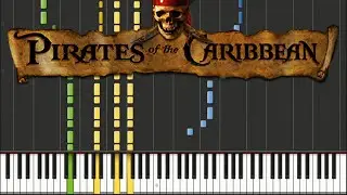 Pirates Of The Caribbean - He's A Pirate | Piano Tutorial