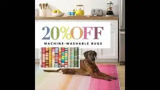 Spring 2024 Rug & Pillow Sale at A STORE NAMED STUFF #shoplocal