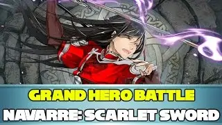 Navarre: Scarlet Sword (Lunatic) - Playthrough - Grand Hero Battle - Fire Emblem Heroes