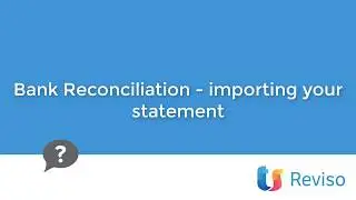 Bank reconciliation