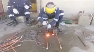 How to Install Tower Grounding Rods and Perform Thermite Welding - NEOM Project in Afif region, SA!