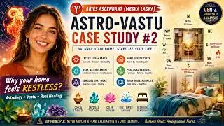Astro-Vastu Case Study: Aries Rising Imbalance - Fire&ndash;Earth Excess, Rahu in Home & Emotional Fixes