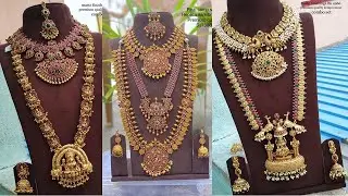 Bridal jewellery set collections premium quality designs | temple jewellery design