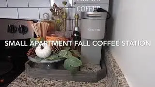 Small apartment Fall 2020 coffee station #coffeestation#target##marshalls#amazon#apartmentdecor