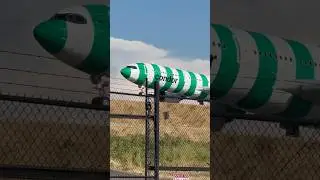 Condor🇩🇪 Green Livery A330 Landing In Seattle #mustsee #aviation #germany