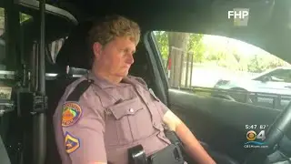 Female Florida Highway Patrol Trooper Works Final Shift After 36 Years Of Service