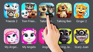 Talking News Talking Ben Ginger 2 Talking Juan Jack My Angela 2 Tom Friends @Gameplay-s3q 
