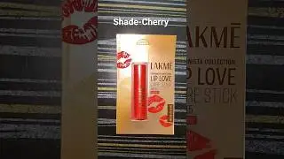 Lakme Lip Love(Shade-Cherry)//Lip Balm#amazon#nykaa#tirabeauty#purple#flipkart#meesho##lakme#lipblam