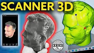 STAMPA LA TUA FACCIA IN 3D. Scanner stampa 3D volto umano, con app su smartphone. Scanner umano
