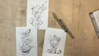 Live Replay ✍️ Pen Drawing &ndash; Capturing Water Splashes & Fruits in Motion!