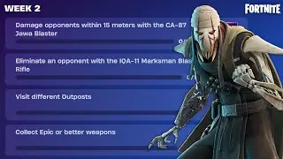 *ALL* Fortnite Week 2 Quests (Full Guide) | Star Wars Galactic Battle