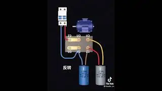 Branchement d'un moteur triphas&eacute; 380v en monophas&eacute; 220v